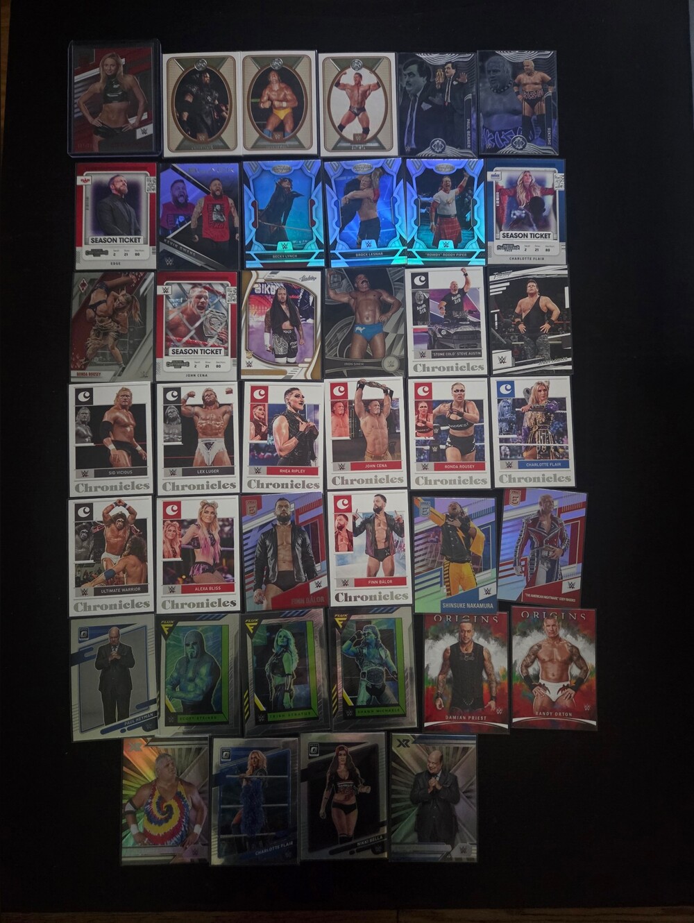 Panini WWE Trading Card Lot + Numbered Stacy Keibler Card